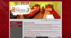 Desktop Screenshot of hostelhemingway.com